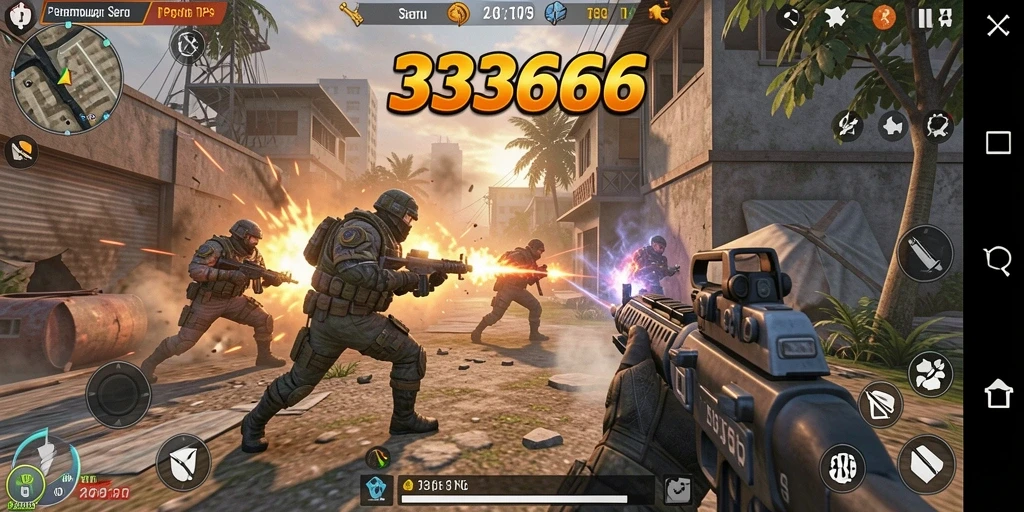 Gameplay intens di arena tempur 333666 yang menegangkan.
