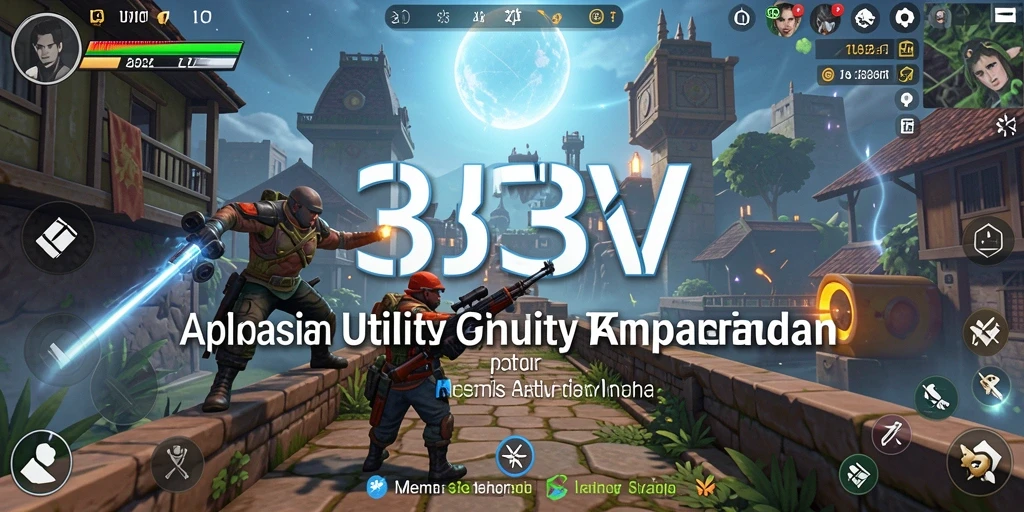 Tampilan antarmuka aplikasi 333V dengan berbagai fitur Utility.
