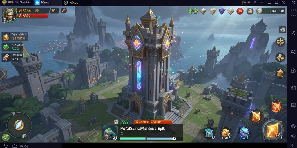 Tampilan layar permainan AIFA66 yang mendebarkan dalam Tower Defense.