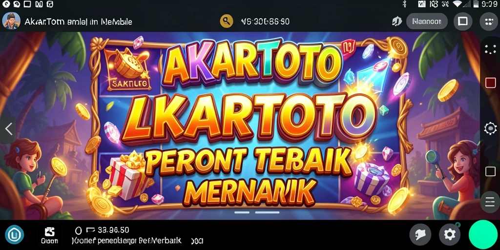 Tampilan menarik gameplay dengan simbol-simbol Slot yang beragam.