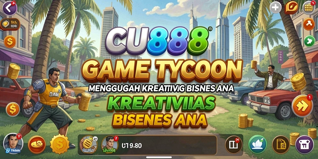 Tampilan gameplay CU888 yang menarik dengan desain bisnis yang kreatif.