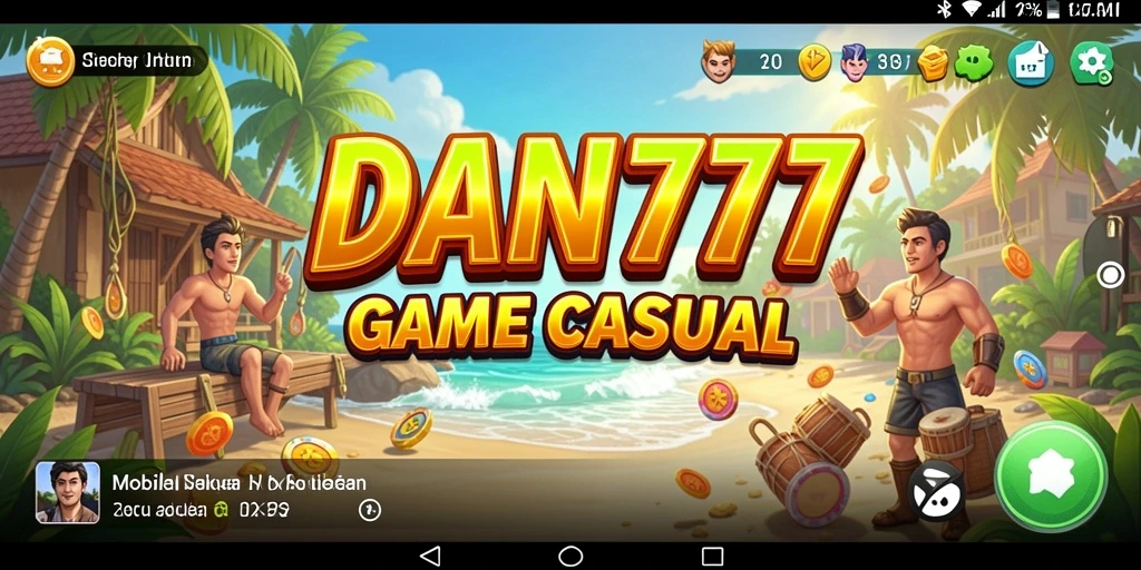 Screenshot permainan DAN777 yang menampilkan serunya gameplay Casual.