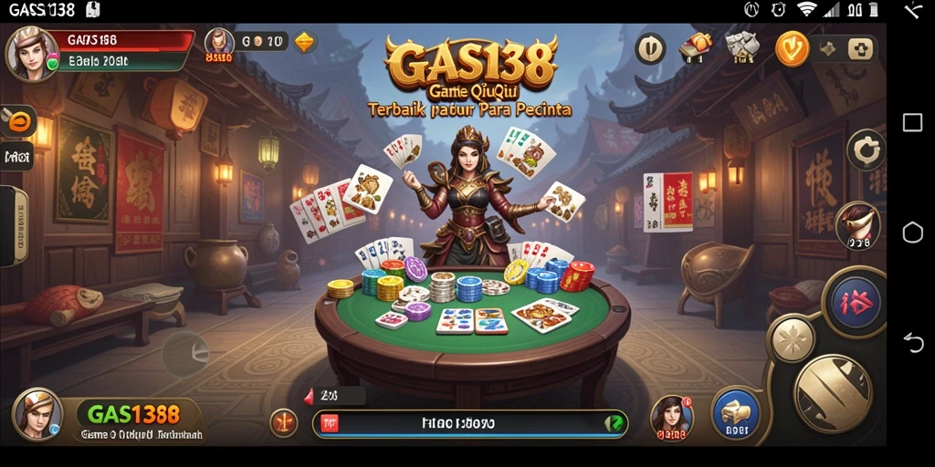 Screenshot GAS138 menampilkan aksi seru gameplay QiuQiu.