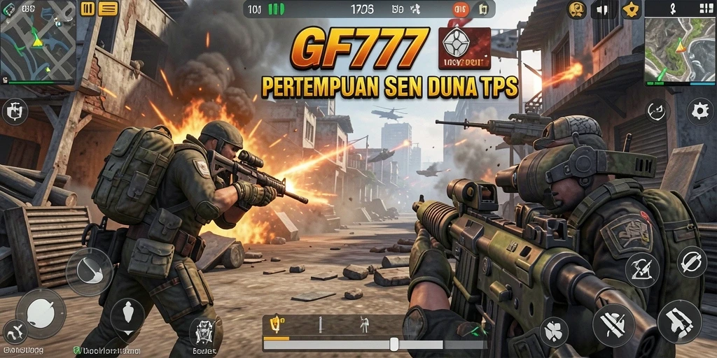 Screenshot GF777 menampilkan aksi intens perpaduan taktik dan strategi.