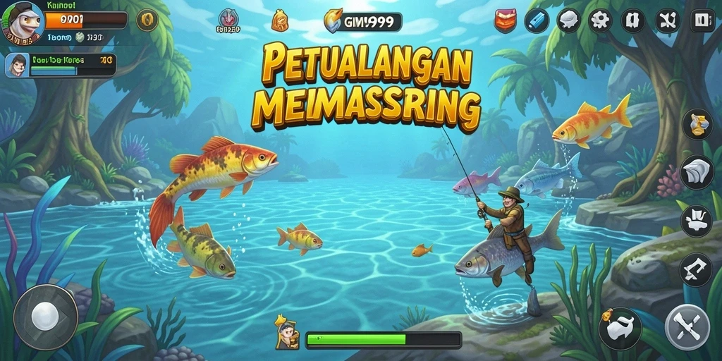 Tangkap ikan besar dalam pengalaman memancing yang menyenangkan.
