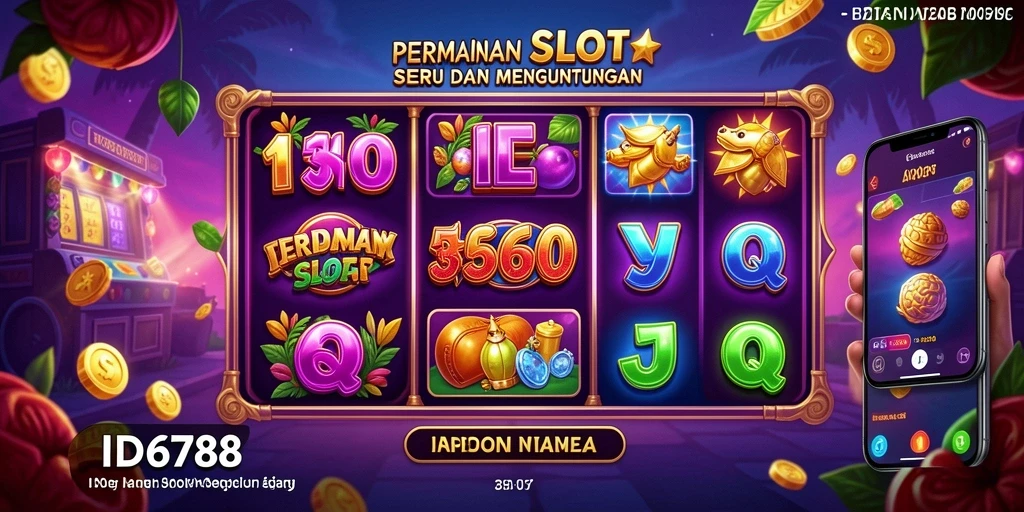 Tangkapan layar utama ID6788 menampilkan aksi seru dalam permainan Slot.