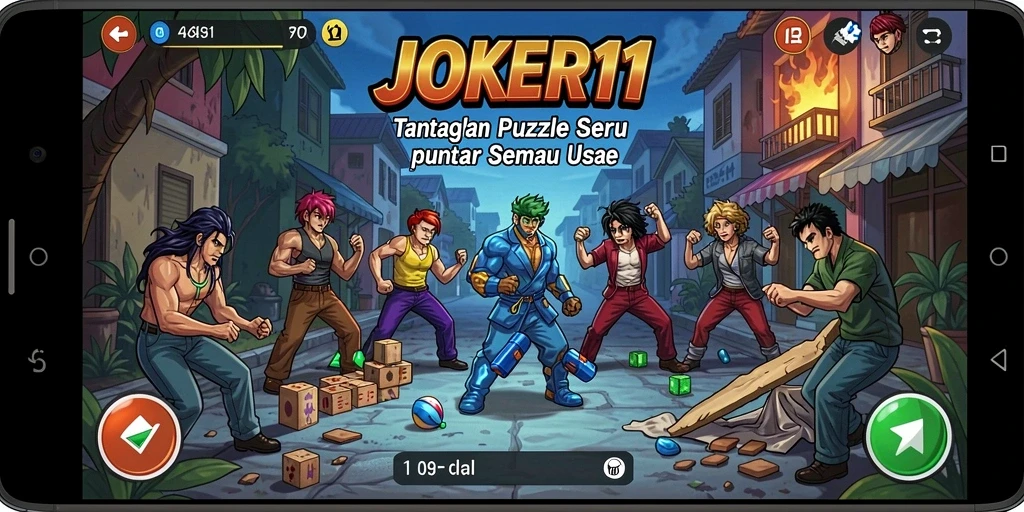 Tampilan gameplay menarik dari JOKER11 yang penuh tantangan puzzle.