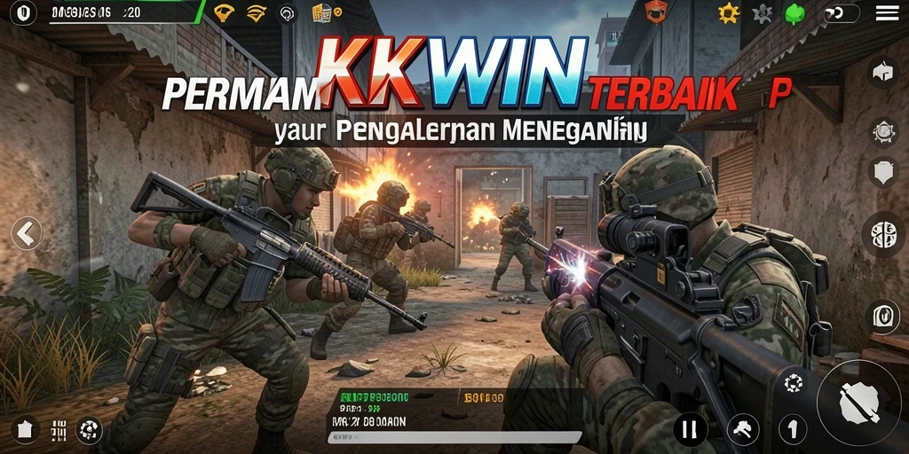 Tampak menegangkan dalam aksi tembak-menembak di KKWIN.