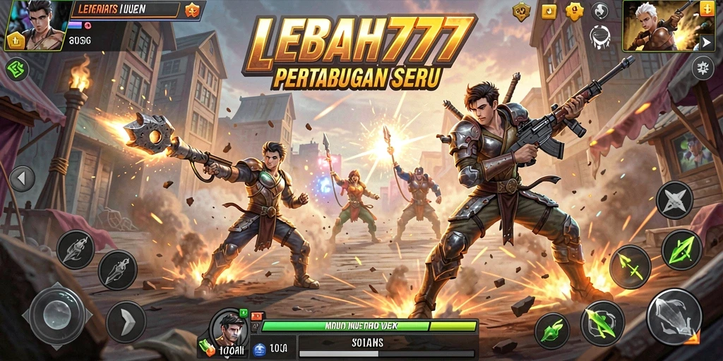 Screenshot gameplay LEBAH777 menampilkan pertarungan seru dan grafis menawan.