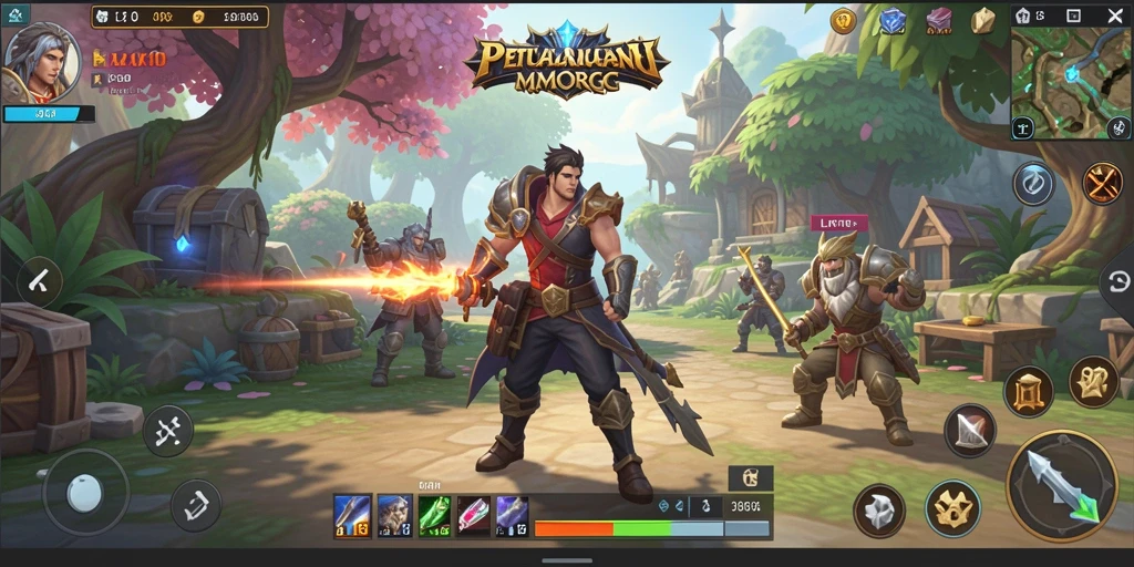 Gameplay seru di dunia MMORPG LK21 yang penuh petualangan.