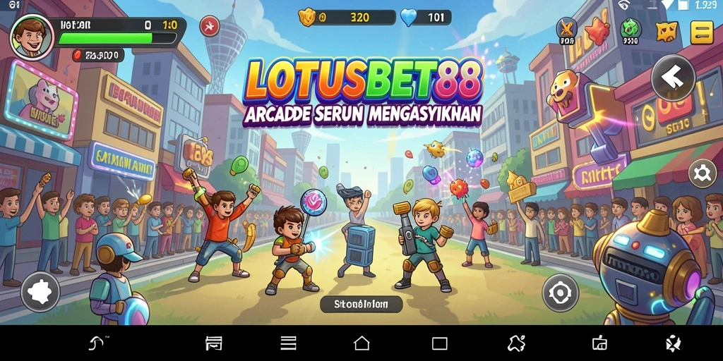 Screenshot LOTUSBET88 menampilkan gameplay Arcade yang menarik dan seru.