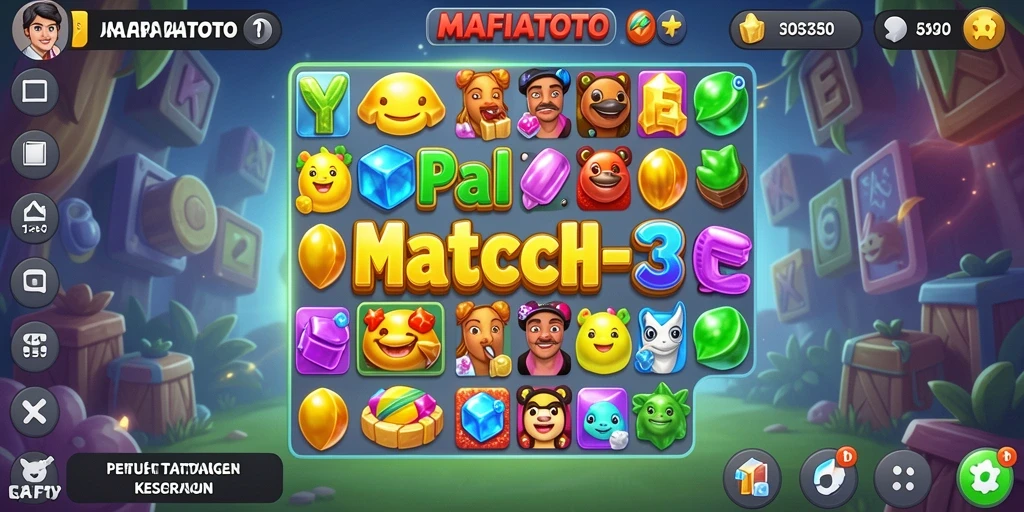 Tampilan gameplay seru dan penuh warna dari MAFIATOTO.