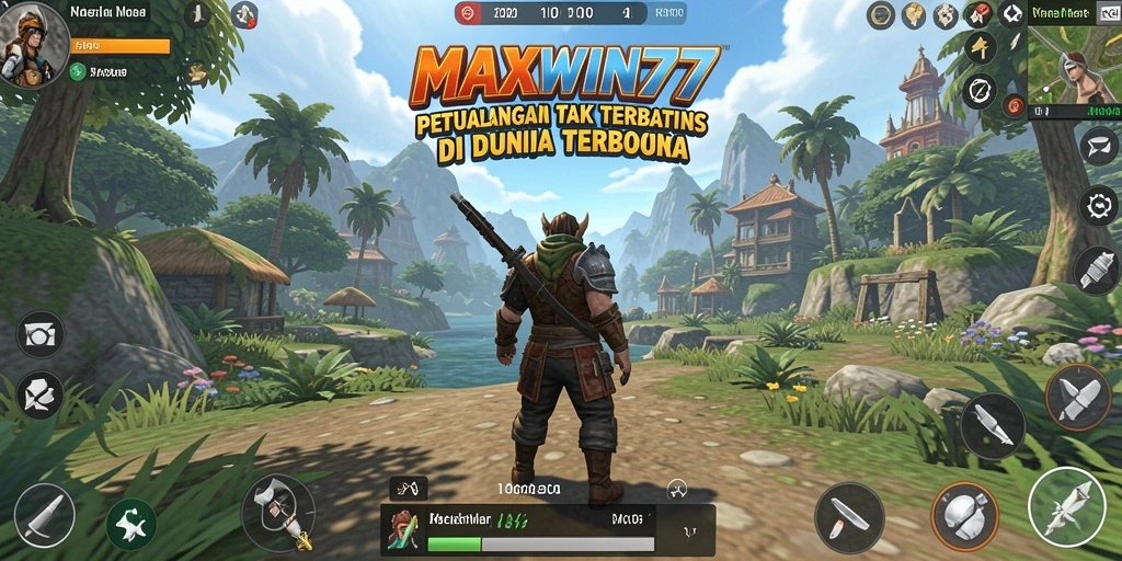 Tampilan gameplay MAXWIN77 yang memukau di dunia terbuka.