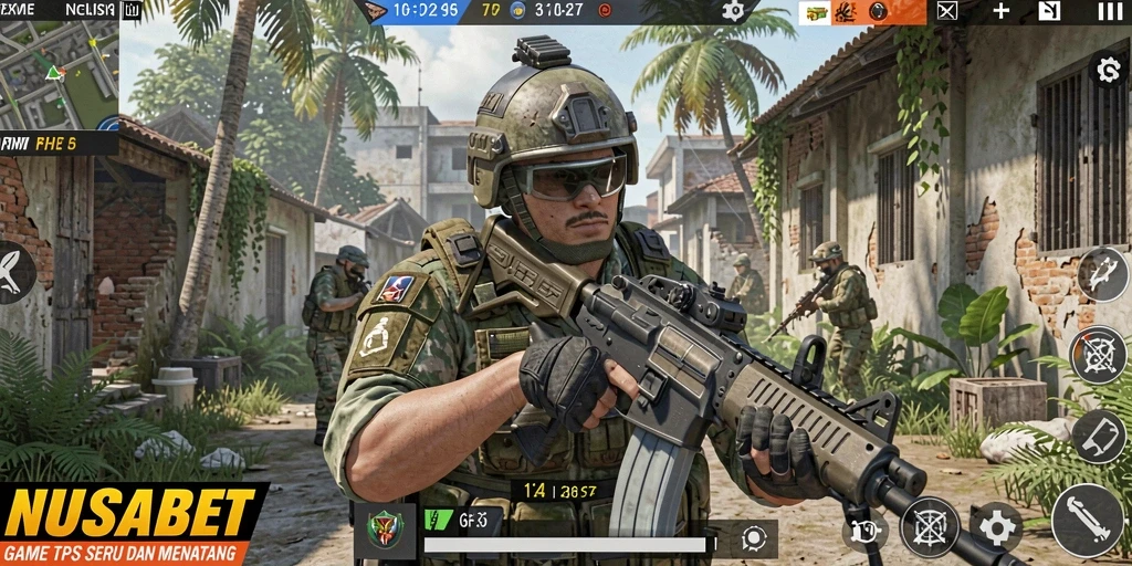 Gameplay NUSABET yang seru dan menegangkan.