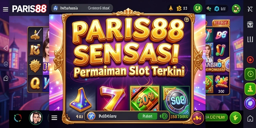 Tampilan menarik gameplay Slot PARIS88 dengan berbagai fitur bonus.