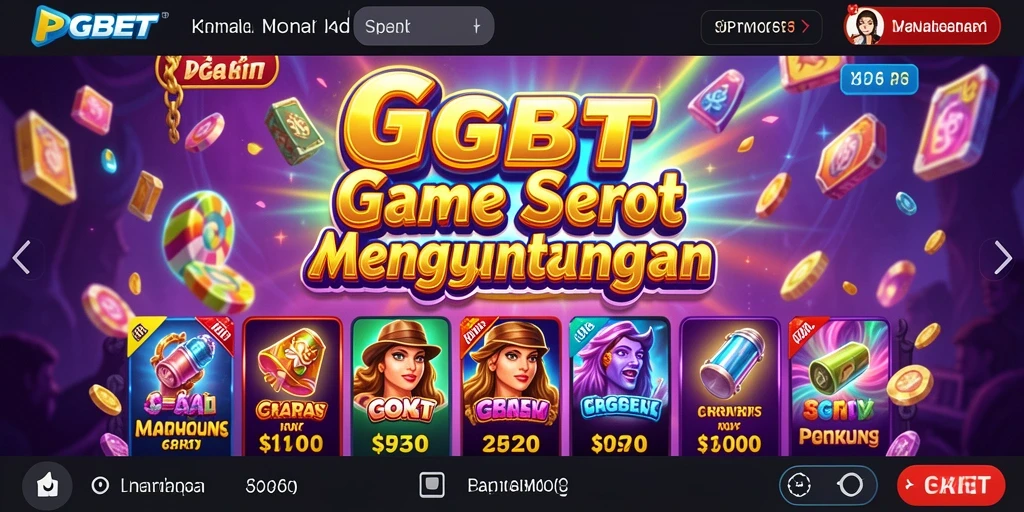 Tangkapan layar PGBET menampilkan mesin Slot yang mengasyikkan dengan grafis memukau.