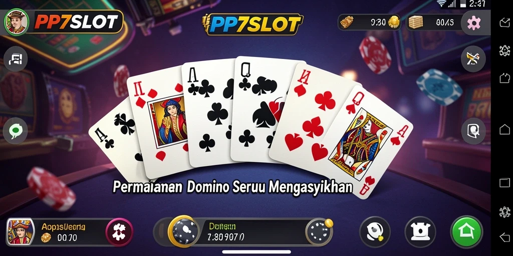 Screenshot gameplay PP7SLOT yang menunjukkan keseruan bermain Domino.