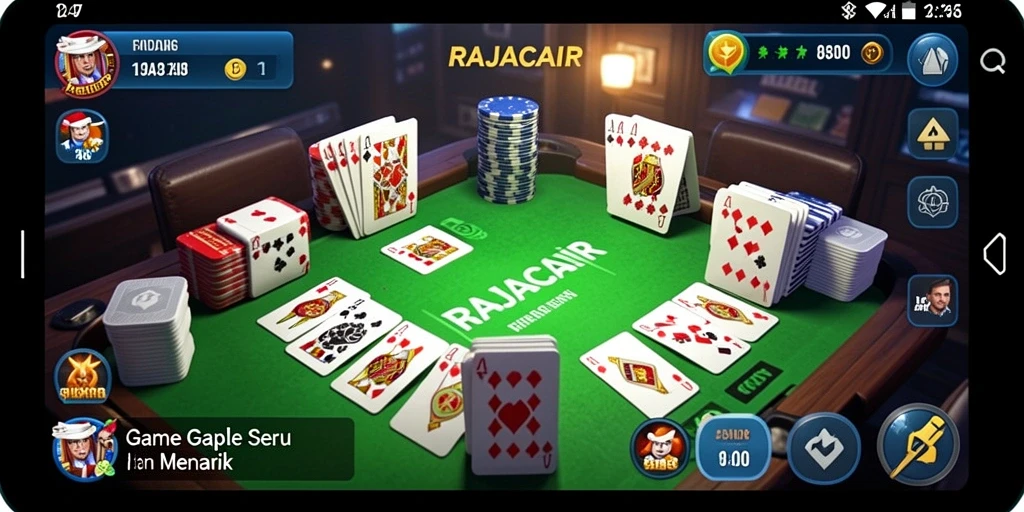 Tampilan screenshot gameplay RAJACAIR yang menarik dan interaktif.