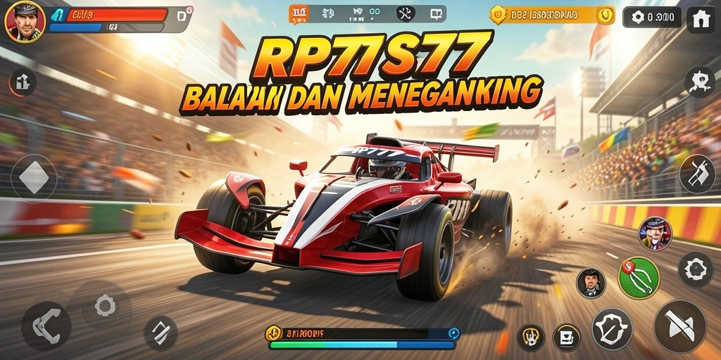 Tampilan gameplay RP777 yang penuh aksi dan cepat.