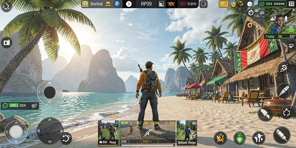 Tampilan gameplay RP99 yang mendetail dan interaktif.