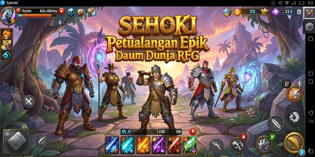 Tampilan gameplay SEHOKI yang memukau dan penuh aksi.