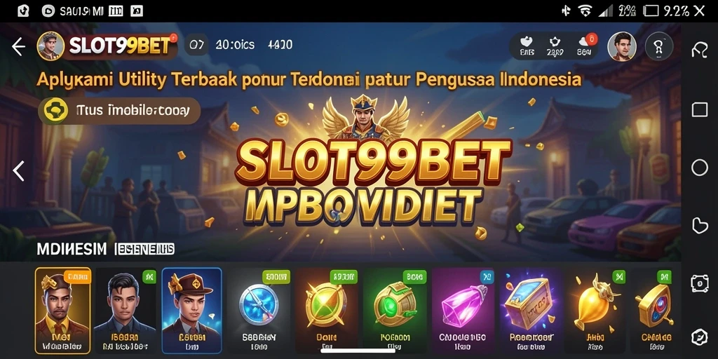 Screenshot SLOT99BET menampilkan tampilan antarmuka yang menarik dan fungsionalitas aplikasi.