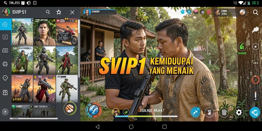 Tampilan gameplay menarik dalam SVIP1 dengan karakter yang berinteraksi secara dinamis.
