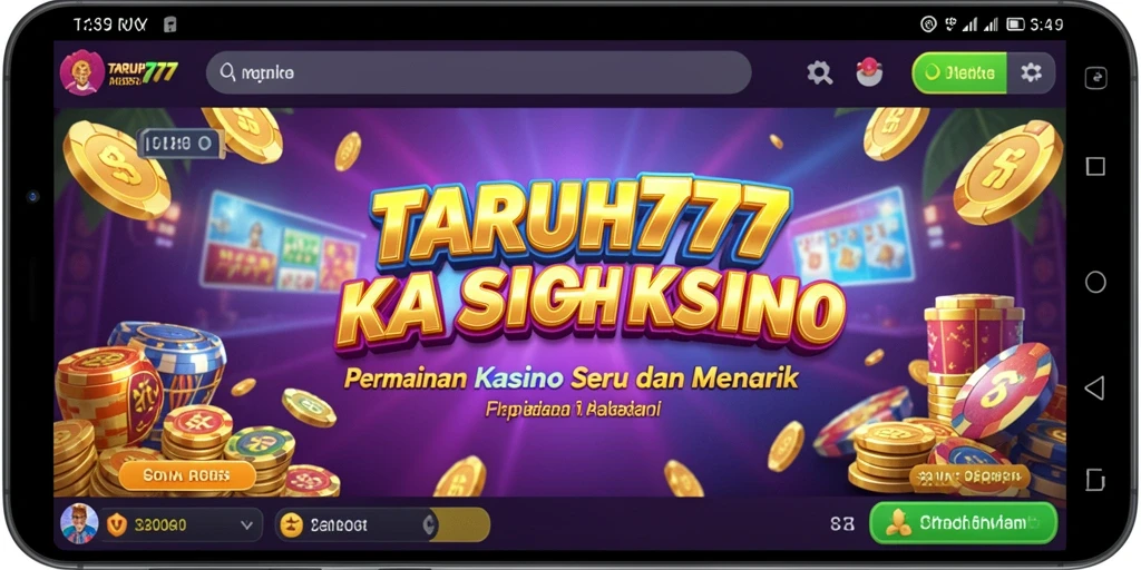 Tampilan gameplay menarik dari TARUH777 dalam dunia Kasino.
