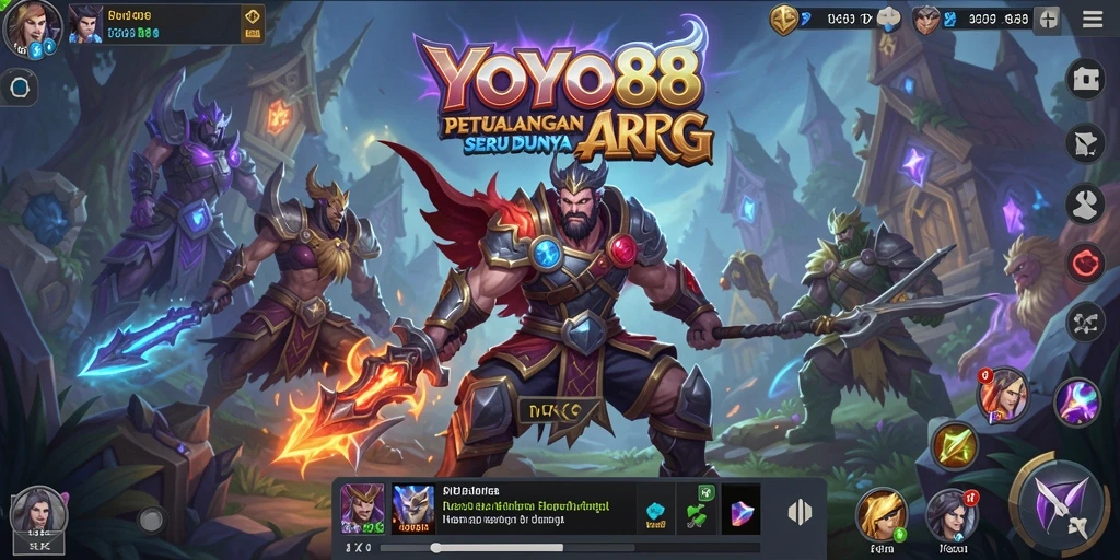 Tampilan menakjubkan dari gameplay ARPG YOYO88 yang mengasyikkan.